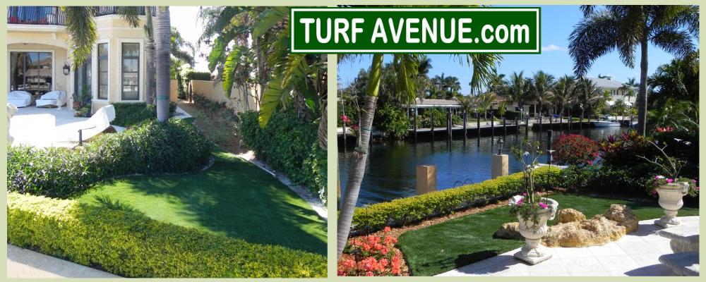Artificial turf landscaping
